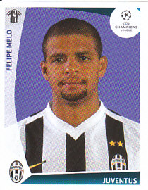 Felipe Melo Juventus FC samolepka UEFA Champions League 2009/10 #32
